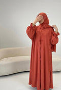 Rose robe abaya
