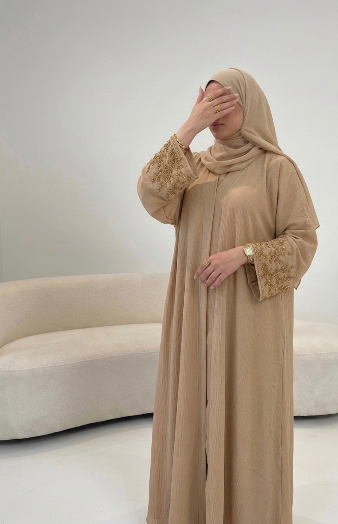 Beige Abaya